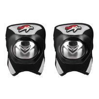 LMoDri 2Pcs Motorcycle Knee Pads Guards Sport Motocross Protection Roller Skating Elbow Knee Kneepad gray