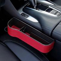 Automobilio sėdynės laikymo dėžė Automobilio nepralaidūs kišeniniai spaustukai, laikymo dėžutės laikymo krepšys Daugiafunkcinės dėžės automobilių dalys 1pc on the left raudona
