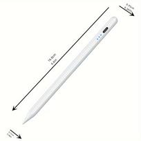 Precision Stylus Pen - Styluses for iPad with Palm Rejection, Tilt Recognition, and Ergonomic Design Compatible with iPad 6-10, iPad Pro 12.9'' & 11 White 1pc
