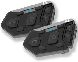 Dviejų paketų motociklo „Bluetooth“ šalmas domofonas iki 6 vairuotojų kelių belaidžių vandeniui atsparių vidinių telefonų ausinės 1200 m
