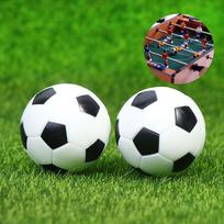 2 vnt. dervos futbolo stalo futbolo kamuolys, salės žaidimai „Fussball“ futbolas 36 mm žaidimai 2pcs black