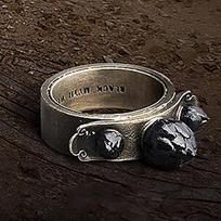 Black Myth Wukong Prop Tightening Curse Alloy Craft karoliai žiedinis ženklelis Žaidimas Periferinio dizaino draugo dovana gray