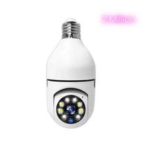 Wifi Lemputė Stebėjimo Kamera Naktinis Matymas Spalvotas Automatinis Žmonių Sekimas Priartinimas Vidaus Saugumo Monitoriaus Kamera 【Wifi】2MP Camera balta