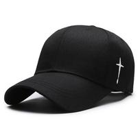 Baseball Cap Men Women Embroidered Sun Hat Sunscreen Hat raudona