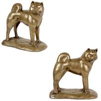 Akita, Akita Inu - dog statue, figurine for office, trophy for dog show by Art-Dog brand ruda