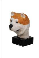 Akita, Akita Inu - tapyta figūrėlė, statula, figūrėlė, pagaminta menininko, prekės ženklas Art-Dog