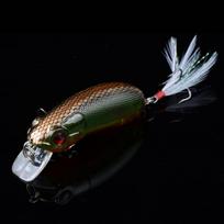 Kietasis Minnow tipo vobleris su trigubu kabliuku, gyvai atrodantis Swimbait žvejybos masalas black