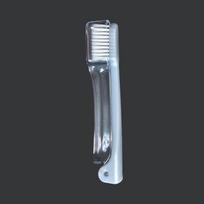 Hygiene Oral Portable Disposable Foldable Travel Camping Toothbrush Hiking Tooth Brush Tooth Cleaning Tools Folding Toothbrush pilka spalva