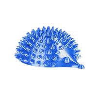3D spausdintas, draugiškas gyvūnams, mielas ežiukas, katė, šuo, savęs kasytuvas, priežiūros priemonė One Size blue