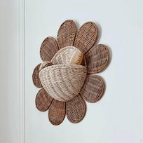 Wall Basket Decor Organizer Letters Mail Box Keys Boho Woven Storage for Stairs