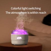 Desk Air Humidifier Ambient Light Settings Aroma Diffuser Essential Oil for Bedroom balta