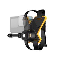 Motorcycle Helmet Chin Strap Mount Magnetic Quick Release Helmet Mount Adjustable Motorcycle Chin Type1 gray