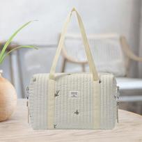 Diaper Bag Baby Shower Gifts Tote for Women Party Outdoor Street Travel Brown Flower white