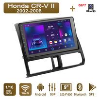 Android Carplay Automobilio Radijas Honda CR-V II 2002-2006 Multimedia Grotuvas Pagrindinis Vienetas Stereo GPS Navigacija BT WIFI 4+64GB 1+16GB white