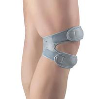 1 PC Sports Kneepad Double Patellar Knee Patella Tendon Support Strap Brace Pad Protector Open Knee Wrap Band Fitness Knee Pads gray