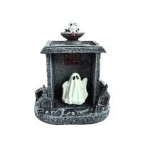 Halloween  Festival Pumpkins Skeleton Decoration Ornaments Skulls  Resin Crafts Small Ornamentsn One Size black