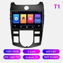 Automobilio radijas Android Auto Carplay KIA Forte Cerato 2008-2014 m. Multimedijos grotuvas Pagrindinis blokas Stereo GPS navigacija BT WIFI 2+32GB 1+16GB,AT juoda