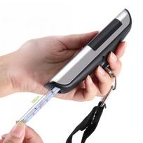 Portable Electronic Scale, Household Small 50kg, Portable Mini Spring Hook Weighing, High-Precision Luggage Weighing Device with battery balta