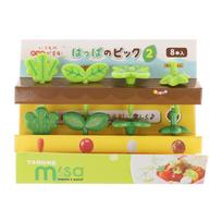8 vnt. Fruit Vork Tandenstoker Bladeren salotos Tiny Vork Mini pyragaičiai Voor Kids