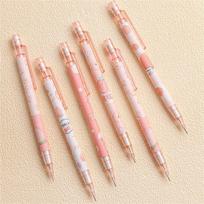 Miela rašymo priemonė persikų rožinė 0,5 mm automatiniai pieštukai presuojami rašikliai Mechaninis pieštukas kilnojamas pieštukas 1 PCS Pencil
