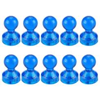 10 vnt spalvingi magentiški smeigtukai lentos magnetai mini žemėlapio magnetai stiprūs magnetiniai šaldytuvo magnetai biuro reikmenys mėlyna