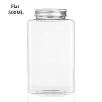 Su etiketėmis Sandėliukas Organizacija Sandėliavimas Hermetiški maisto laikymo konteineriai Grūdų laikymo buteliai 500ML-Rectangular white