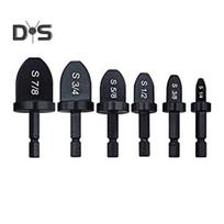 1/5/6Pcs/Set Copper Pipe Expander Air Conditioner Refrigeration Tube Expander Swaging Tool Heavy Duty Metal HVAC Repair Hand Pipe Expanding Tool B