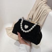 PROM Women's Bag 2023 Trend Diamond-encrusted Clutch Bag Luxury Designer Women's Shoulder Crossbody Evening Party Bags Handbag juoda