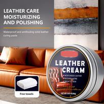 Leather Care Oil, Decontamination Cleaning, Polishing Care Wax, Leather Coloring Refurbishment Agent One Size
