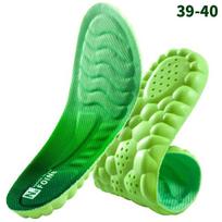 Comfort  Sport Breathable Insoles For Shoes Sole Rubber Cushion 23.5-24cm green