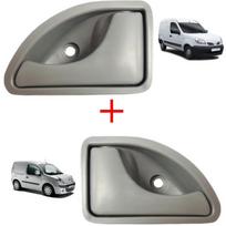 POIGNEES DE PORTES AVANT GAUCHE DROITE GRISE prvu pour RENAULT TWINGO KANGOO OU NISSAN KUBISTAR gris kzq