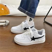 Hong Kong Style Niche Women's Ins Super Hot Versatile Casual Sneakers  Summer New Flat Shoes Rubber Upper Summer Season 36
