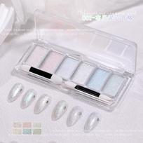 Nail Art Buling Mud Nail Art Aurora Powder 2024 Glitter Sequins Maillard Magic Mirror Powder Yunjin Powder Beauty