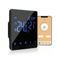 WiFi Smart Thermostat Temperature Controller for 3A Water Heating LCD Display Touch Screen Week WIFI water heating juoda