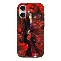 Coque Iphone 16 Plus Demon Slayer Kimetsu no Yaiba Itachi Uchiha front rouge raudona
