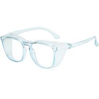 Riding Dust-Proof Anti-Wind Work Anti-Fog Anti-Blue Light PC Goggles Glasses Sand-Proof  Accessories Transparent blue