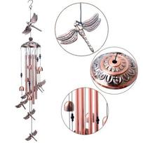 Metalinė vėžlio, drugelio, dramblio, laumžirgio vėjo varpeliai, bronziniai retro geležiniai vėjo varpeliai laukui, namams, sodo dekoracijai, dovanos
