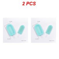 2/4/6PCS Ice-lolly Mold Easy To Demold Silicone Creative Summer Kitchen Accessories Ice Cream Box Maker Food Grade Silicone white