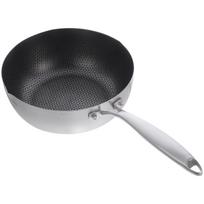 Stainless Steel Wok Saucepan Nonstick Cooking Pot Camping Non-stick 304 Metal Household Noodle Portable