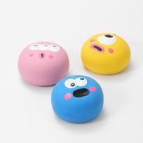 Vibrant Playmate Dog Toy, Emoji, Extra Small, 3-piece Pack