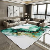 Modernus 3D svetainės kilimas prabangi auksinė dekoracija grindų kilimėlis holas sofa zona abstraktus kilimas miegamasis drabužinė minkštas kilimas neslystantis 60x90cm door mat black