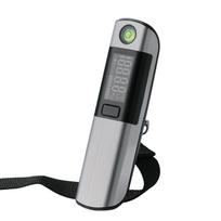 1pc Portable LCD Digital Luggage Scale Hanging Scale Travel Weighs Scale With Tape Measure Home Multifunctional Electronic Scale gray