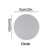 Circle/Square Silicone Self Adhesive Mute  Wall Protector Door Handle Bumper Guard  Anti-crash Pad