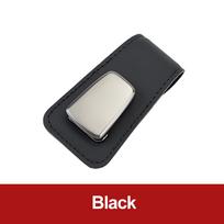 Multifunction Car Sun Visor Glasses Clip Leather Eyeglasses Clip Universal Sunglasses Holder Card Case  Auto Interior Accessorie juoda