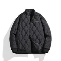 Parka Vyriška Striukė Japoniško Prekės Ženklo Laisva Sustorinta Pūkinė Striukė Vyriška Kasdienė Šilta Žieminė Medvilninė Kamšalu Striukė Vyriški Drabužiai XXXXL juoda