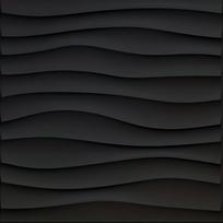 12vnt 30x30cm 3D tekstūruotos PVC sienų plokštės Neperšlampamos plokštės virtuvei Svetainė Vonios Koridorius Biuras Namų Bendrabučio dekoras 12pcs juoda
