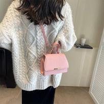 Niche Design Crossbody Bag Handbag for Women's New Casual Simple Solid Color Crossbody Bag Lazy Style Luxury Brand Shoulder Bag black