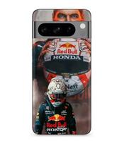 Case - MANIACASE - Google Pixel 8a Pro - Silicone - Black - Formula 1 juoda
