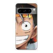 Case for Google Pixel 8 Pro Monkey D. Luffy One piece Manga anime juoda