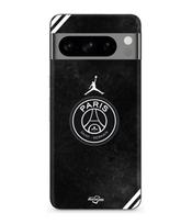 Coque - MANIACASE - Google Pixel 8a Pro - Silicone - Noir - PSG Jordan Logo juoda